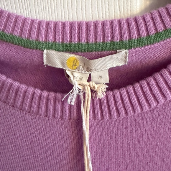 SMALL HOLE Boden Women's Size Medium 100% Cashmere sweater vest - Picture 4 of 9